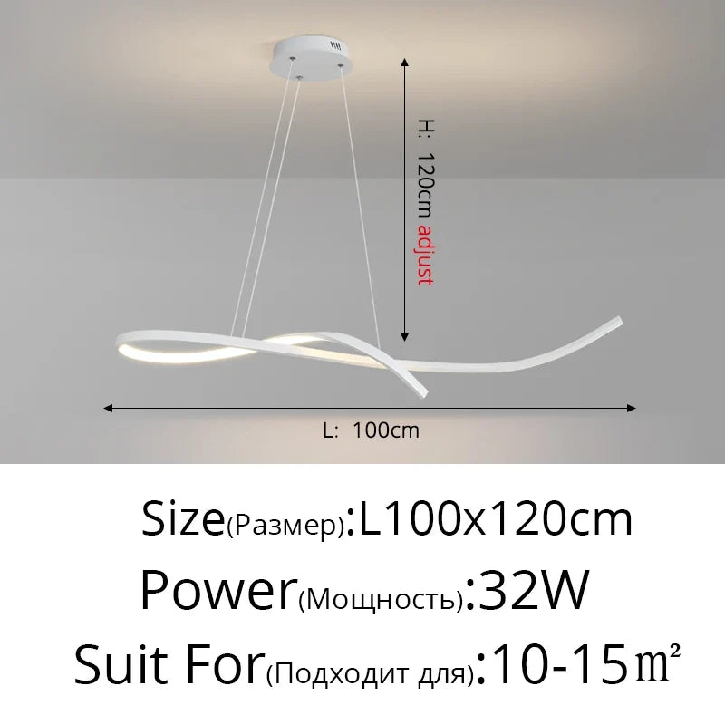 lustre moderne minimaliste pour éclairage intérieur design élégant