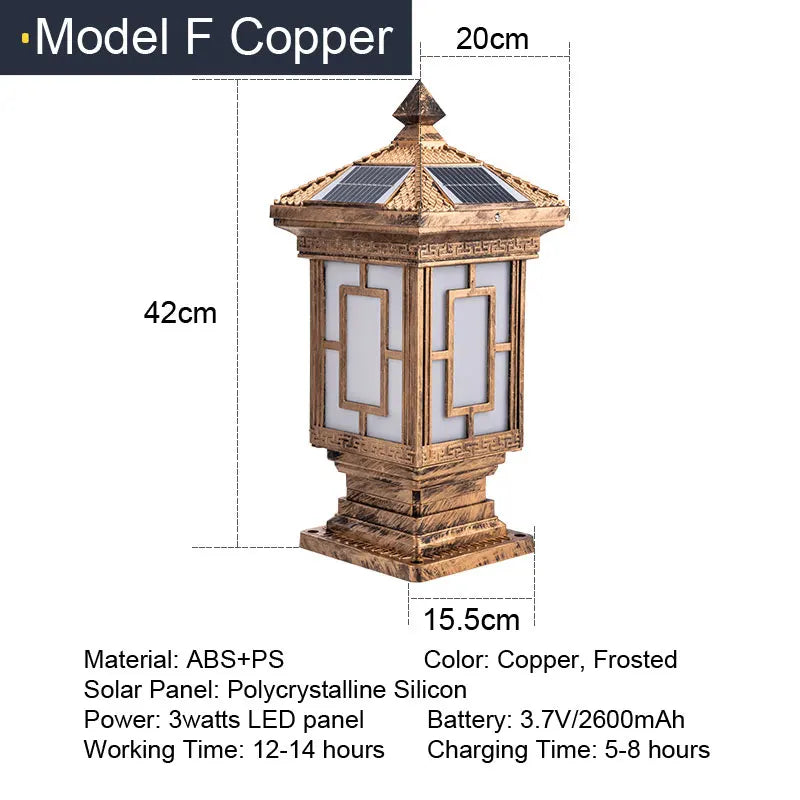 lampe solaire led décorative pour jardin et extérieur