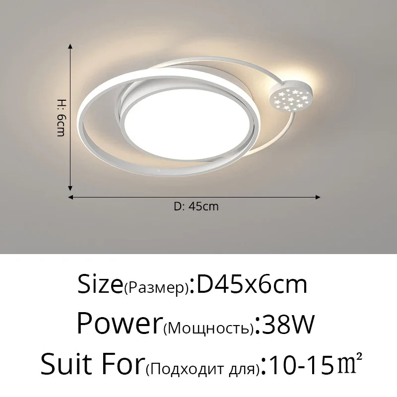 plafonnier led moderne minimalist éclairage intérieur décoratif pour maison