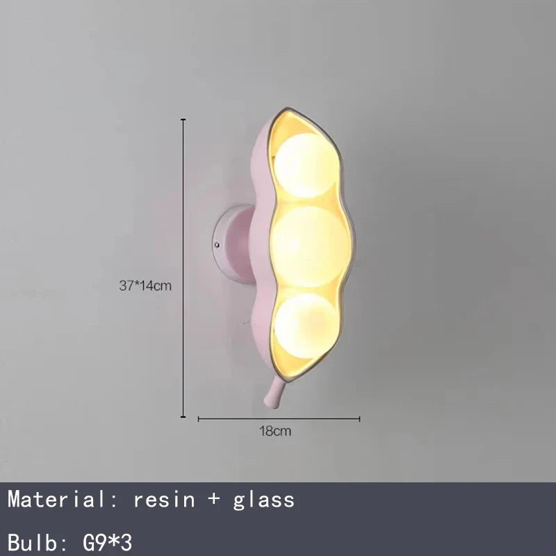 lustre créatif en verre à pois pour décoration intérieure
