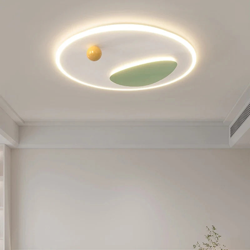 plafonnier led moderne rond carré pour intérieur