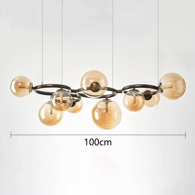 Lustres de décoration nordique pour salle à manger lustre lampes suspendues lampes suspendues pour plafonnier éclairage intérieur