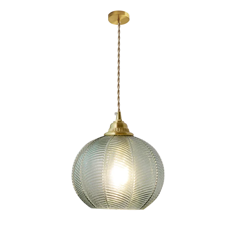 lustre rural créateur en verre suspension décoration maison
