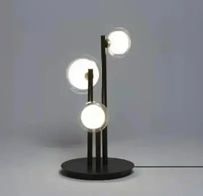 lampadaire rétro en verre design nordique pour décoration intérieure