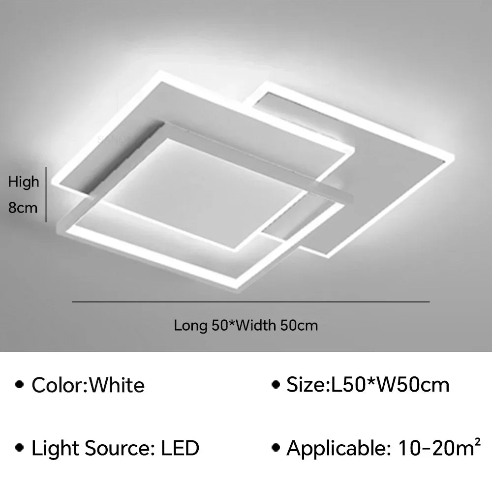 lustre moderne simple pour décoration intérieure lumineuse