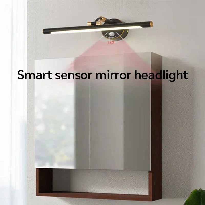 applique miroir à led moderne éclairage minimaliste rétractable intérieur