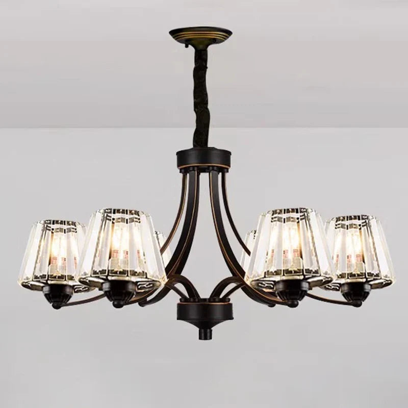 Lustre led design moderne luminaire décoratif d'intérieur