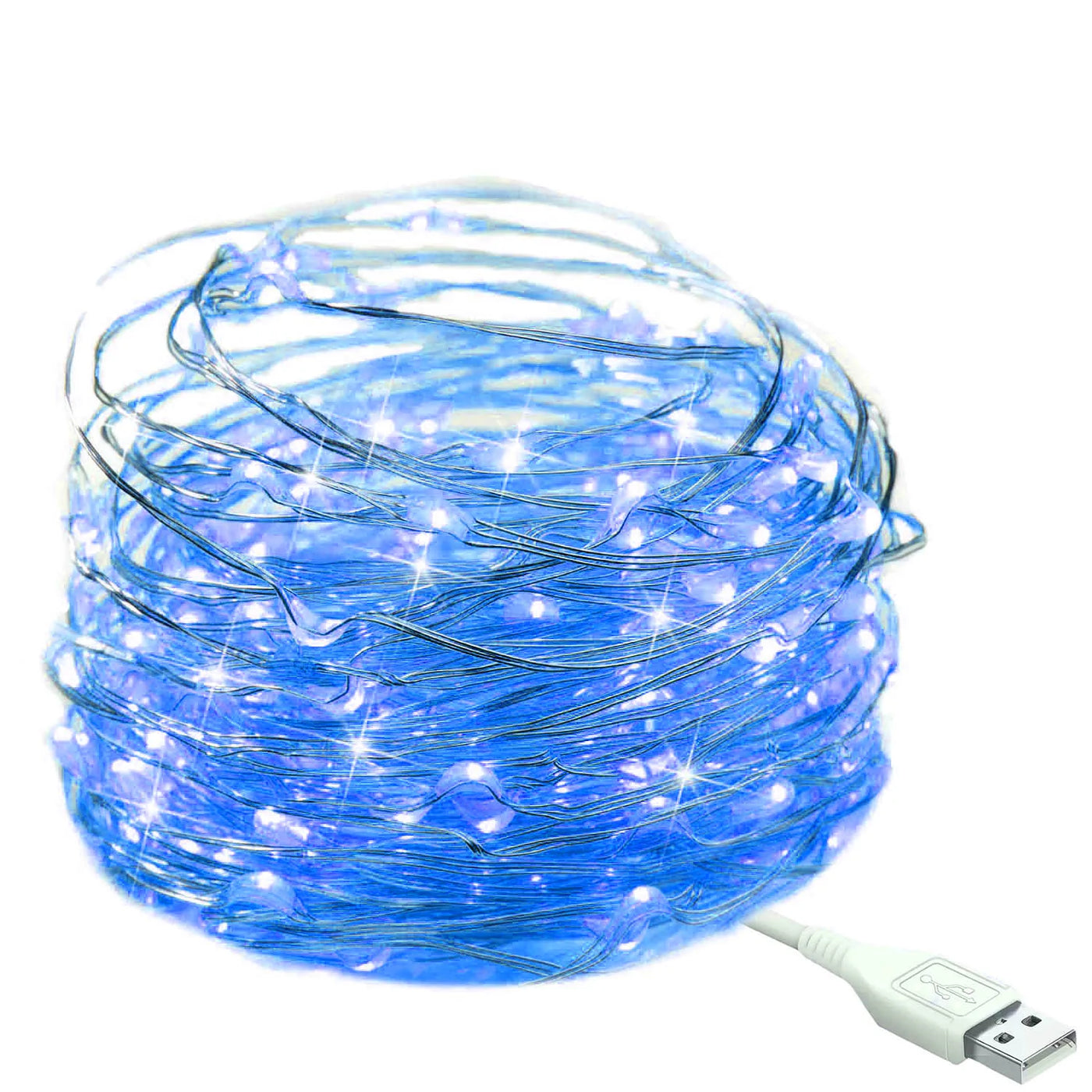 guirlande lumineuse led en fil de cuivre pour décorations festives