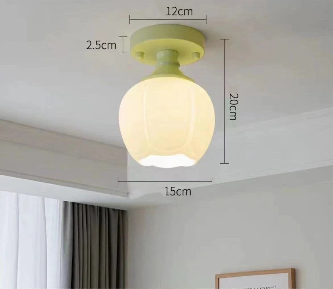 2023 Modern Green Hanging Ceiling Lamp LED Creative Aromatherapy Candle Design Pendant Chandelier Light For Home Bedroom