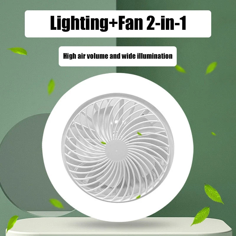 plafonnier led intelligent avec ventilateur et télécommande