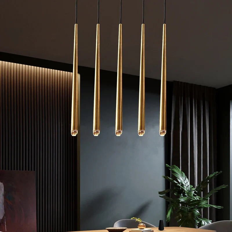 lustre led postmoderne nordique en cristal suspendu