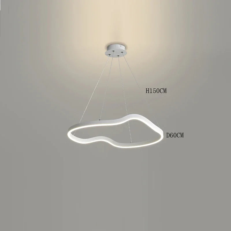 lustre suspension led pour éclairage intérieur moderne