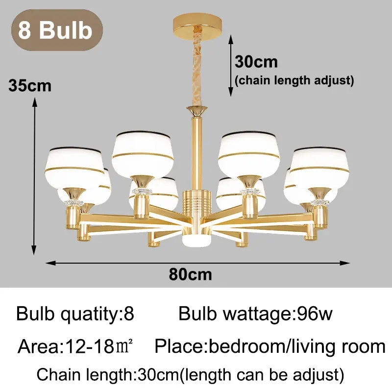 lustre moderne led design nordique pour intérieur élégant