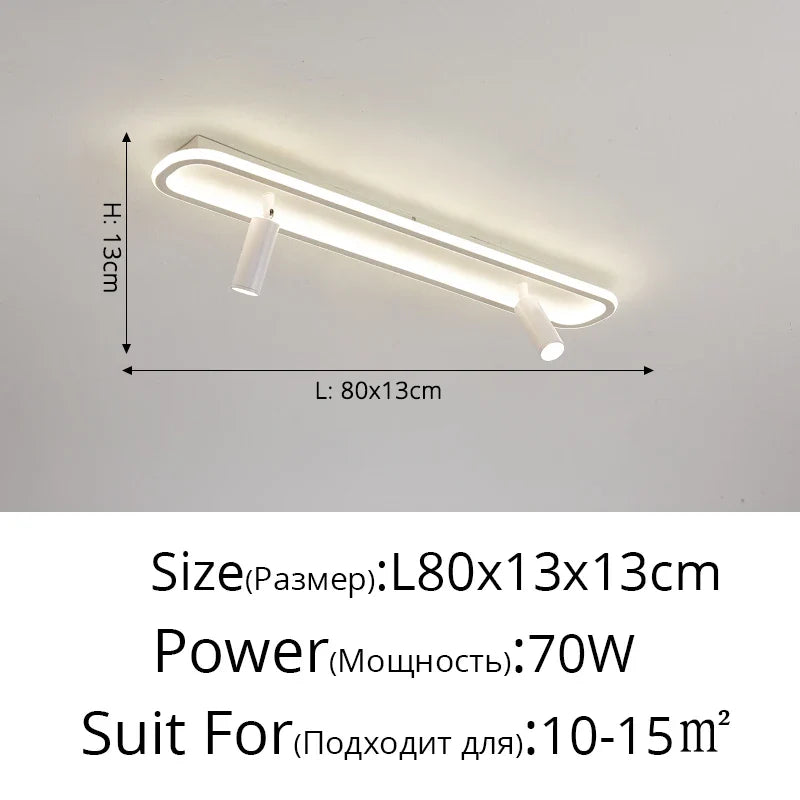 Plafonnier Acrylique LED à spots