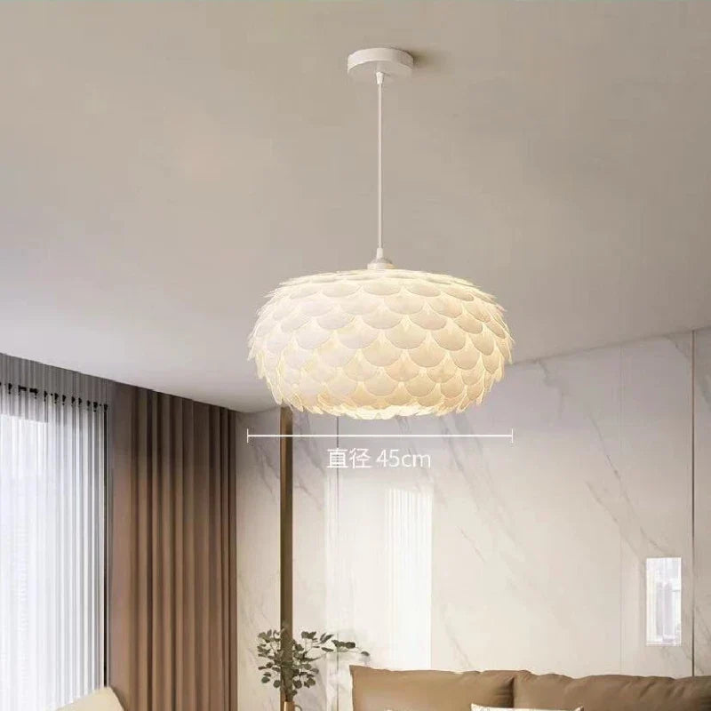 lustre créatif lumière chaude design moderne pour chambre fille