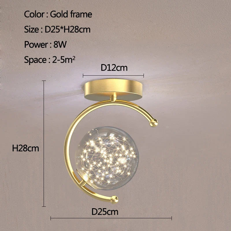 plafonnier led créatif lustre pour divers espaces de vie