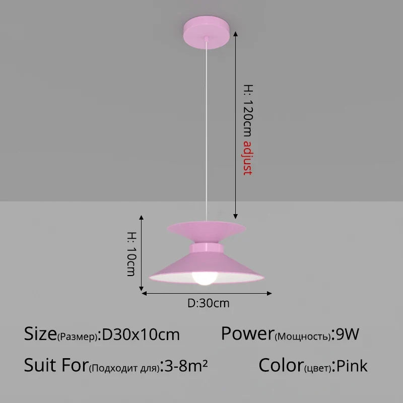 lustre de bar créatif nordique suspension longue ligne