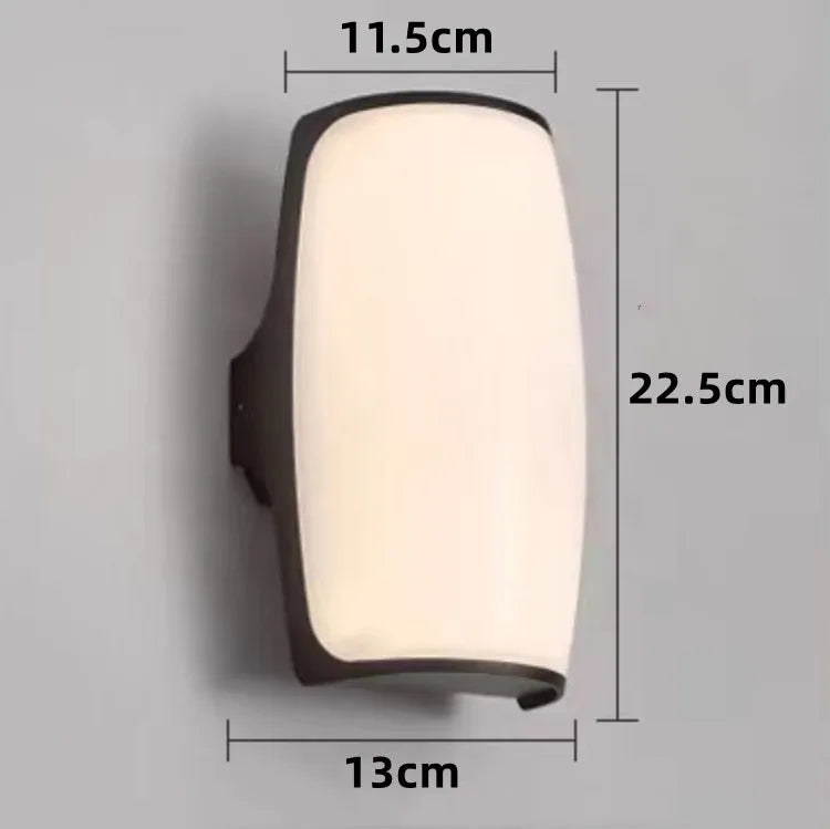 applique murale extérieure étanche abs pour éclairage de jardin