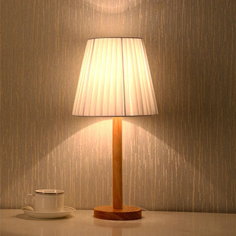 lampe à poser plissée nordique pliable décoration atmosphère maison