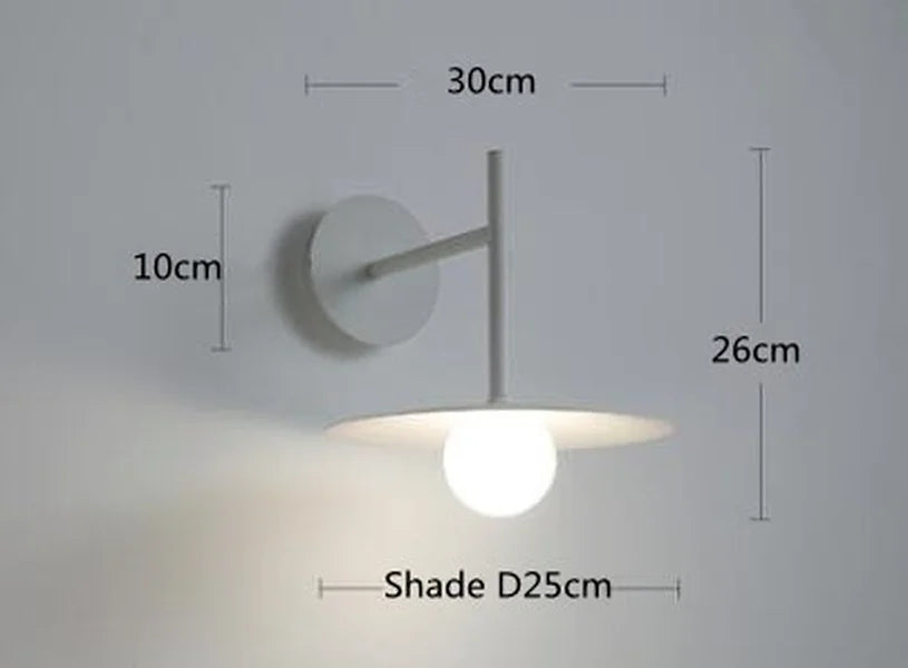 applique murale led moderne à bras mobile simple