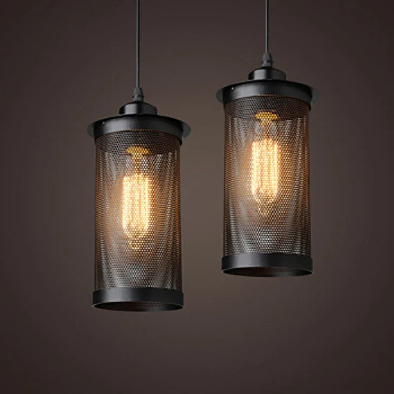 suspension vintage en fer pour café bar et balcon