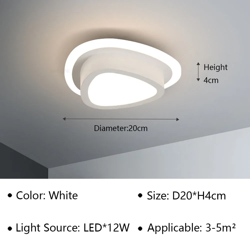Plafonnier moderne à leds pour intérieur décoration maison