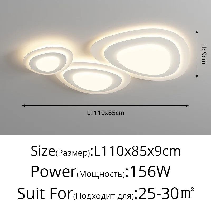 lustre led moderne créatif doux pour toute la maison