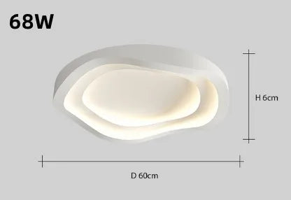 plafonnier led rond élégant lampe intelligente pour décoration intérieure