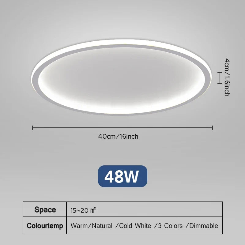 plafonniers led ultra minces creative clouds pour diverses pièces