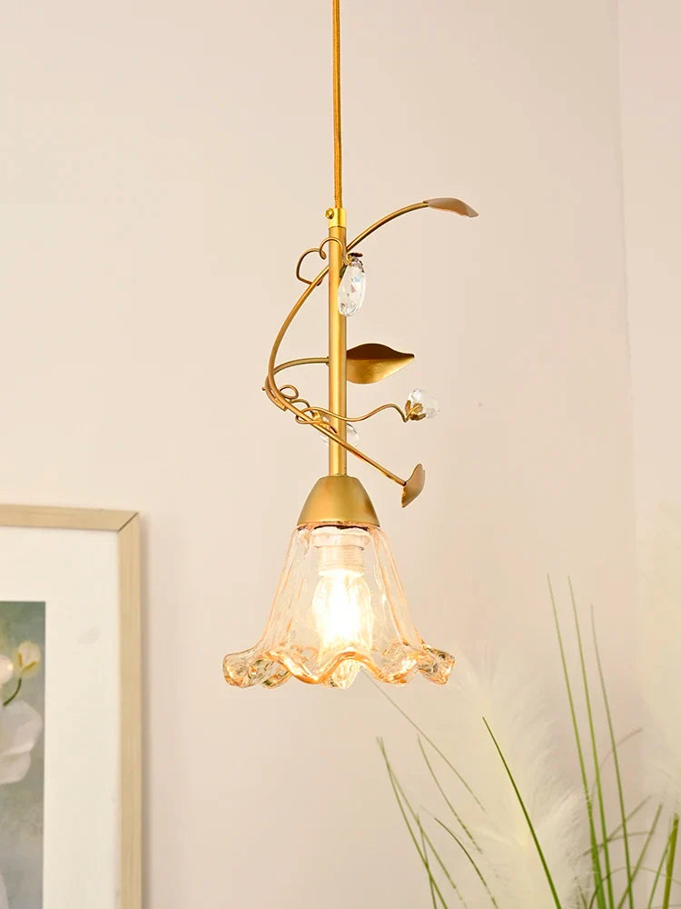 lustre en verre à led pour un éclairage intérieur moderne