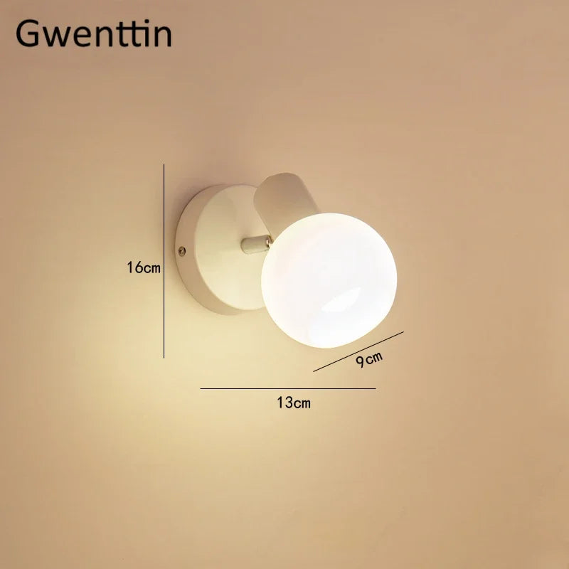 applique murale rotative moderne pour déco intérieure et éclairage
