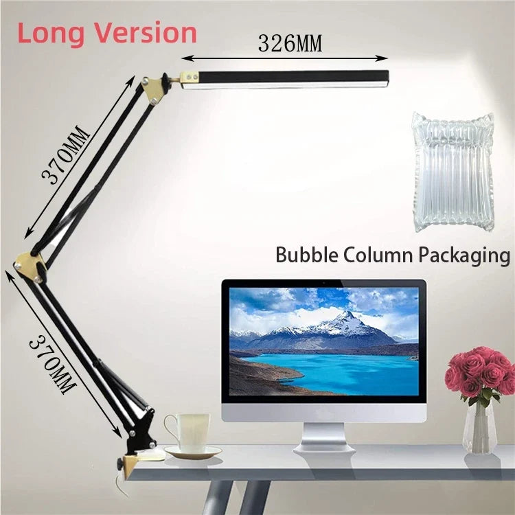 Lampe de bureau LED avec pince 10W