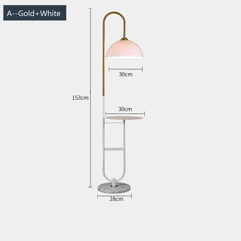 lampadaire en acrylique design pour un éclairage moderne intérieur