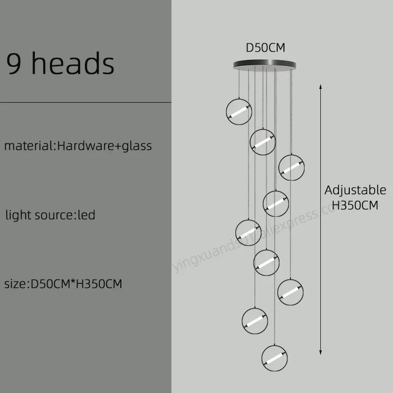lustre à led moderne pour un éclairage nordique élégant