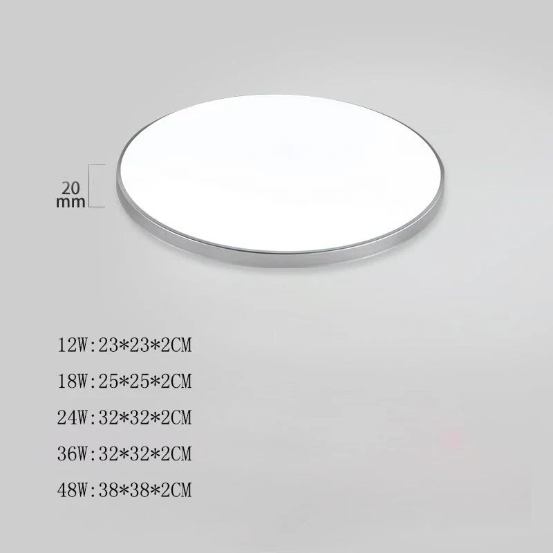 Plafonnier LED lustre de plafond moderne 48W 36W 24W plafonnier lumières pour chambre cuisine salle de bain salle à manger éclairage