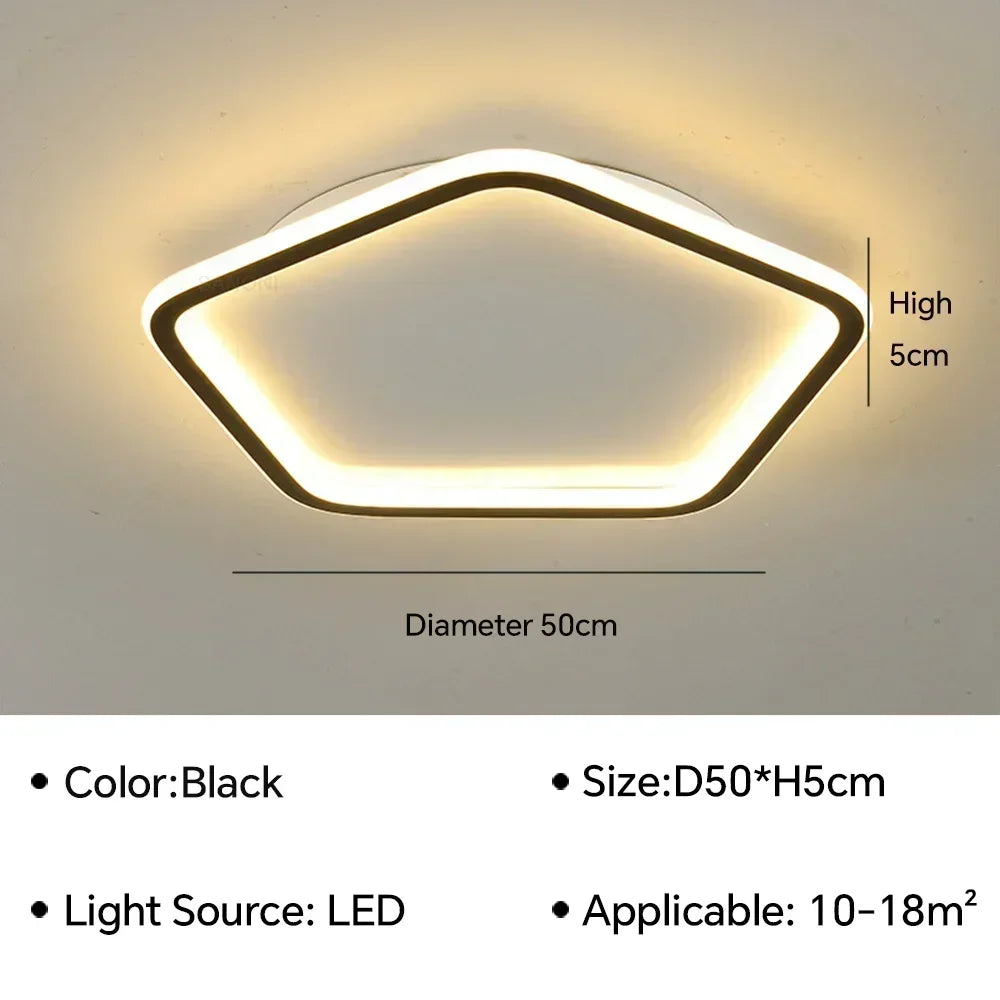 lustre moderne à leds pour décoration intérieure lumineuse