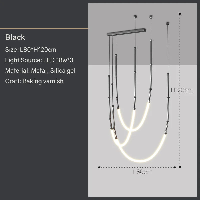 lustre moderne suspendu design minimaliste pour bar ou restaurant
