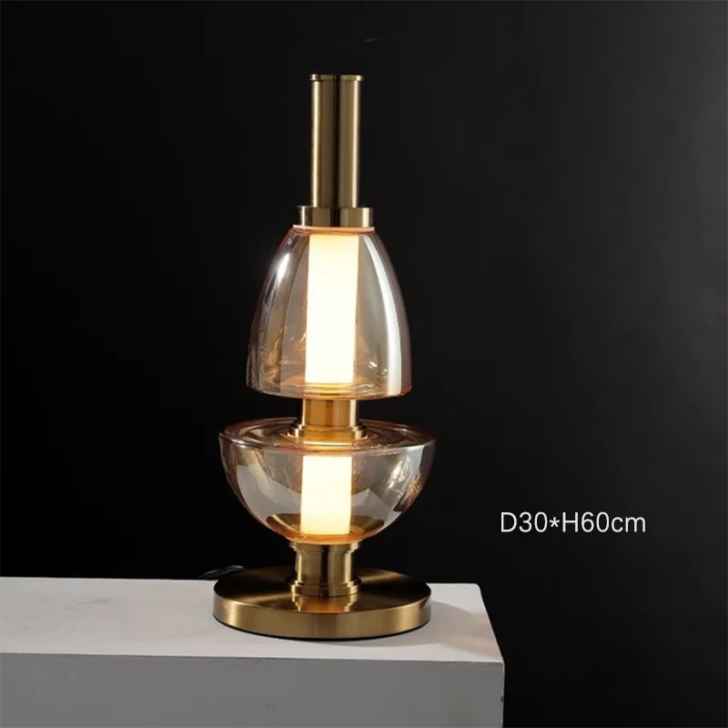 lustre en verre design nordique pour espace moderne