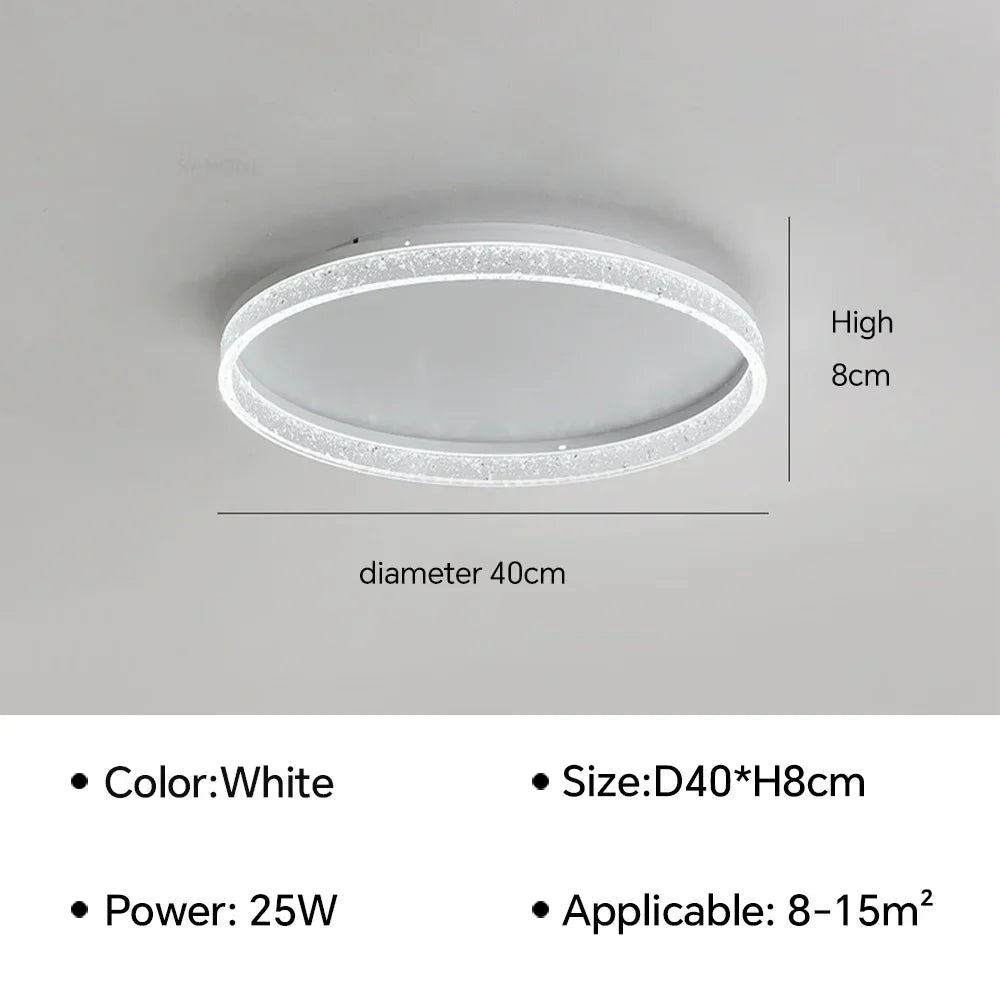 plafonnier moderne led pour décoration intérieure