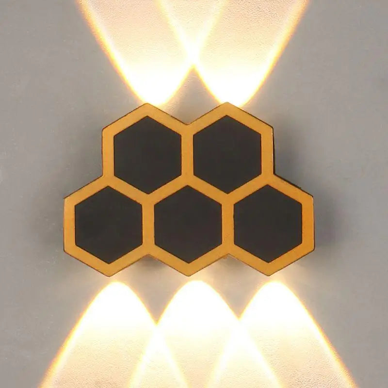 Applique murale créative en nid d'abeille