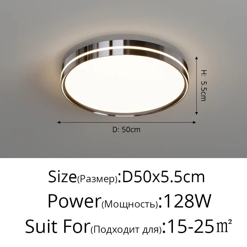 plafonnier led en fer forgé pour éclairage décoratif intérieur