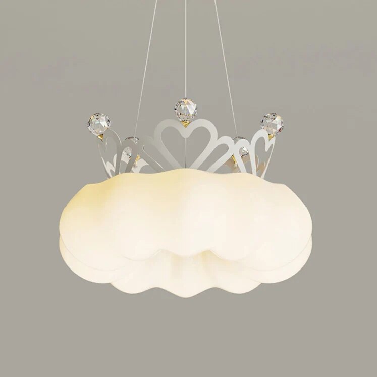 Lustre minimaliste moderne et simple vent crème
