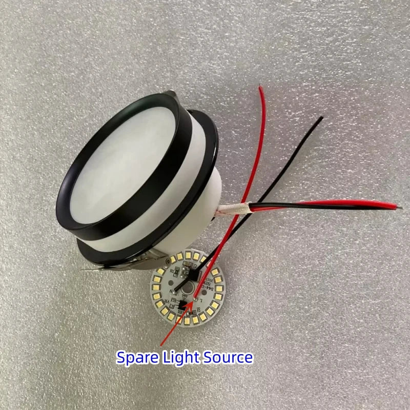 spot led encastrable en cristal pour éclairage intérieur