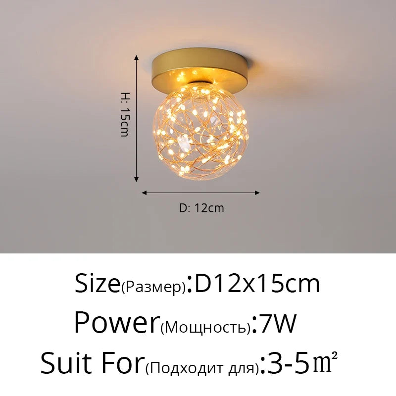 lustre en verre design créatif éclairage intérieur élégant led