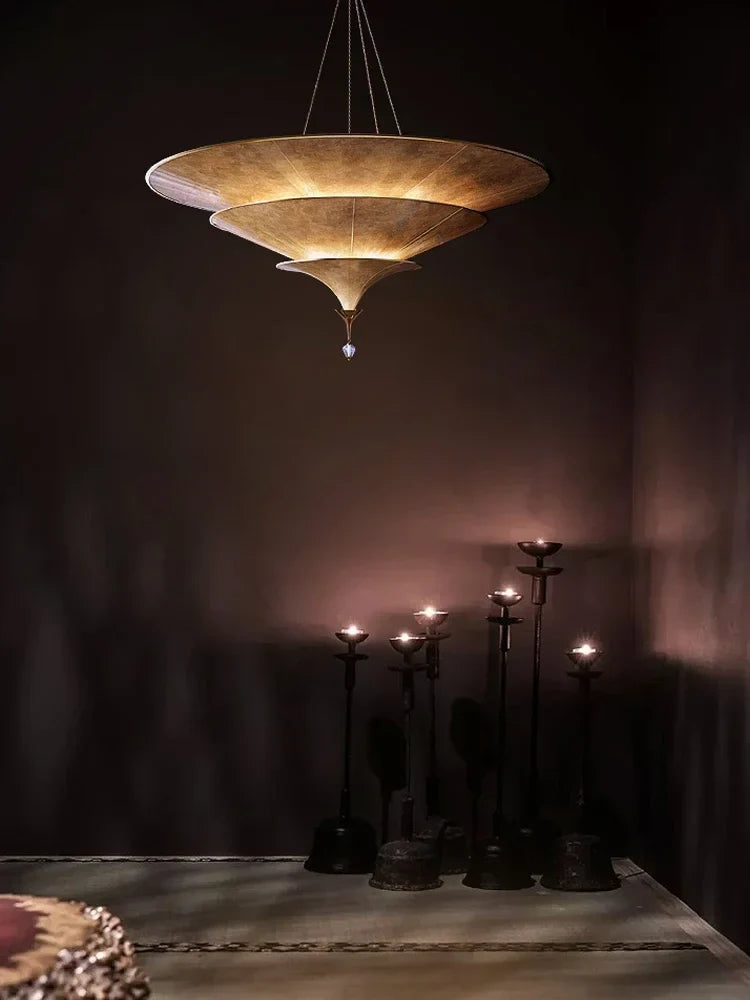 suspension wabi sabi pour décoration intérieure asiatique élégante
