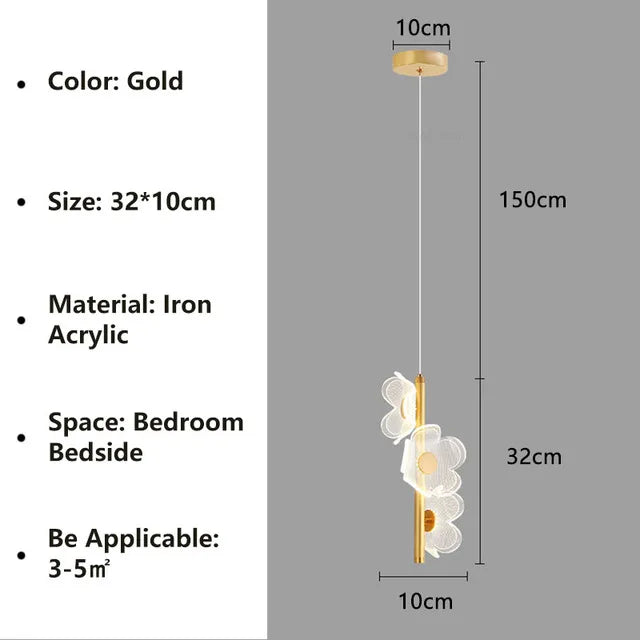 suspension design fleur lumineuse pour intérieur enfants et étude