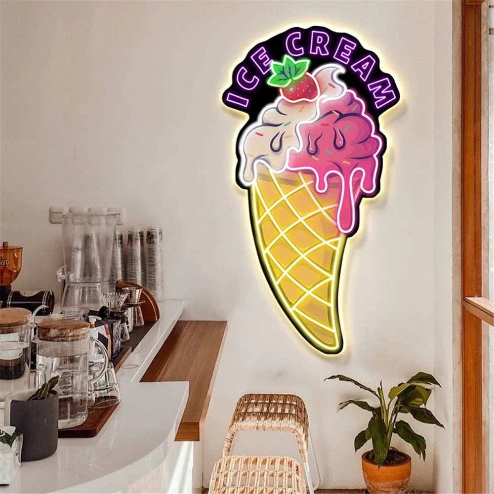 applique murale à led pour décoration lumineuse enfants et cafés