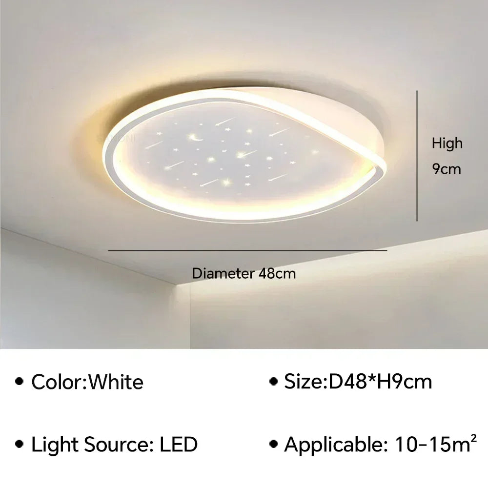 lustre moderne à leds pour décoration intérieure élégante