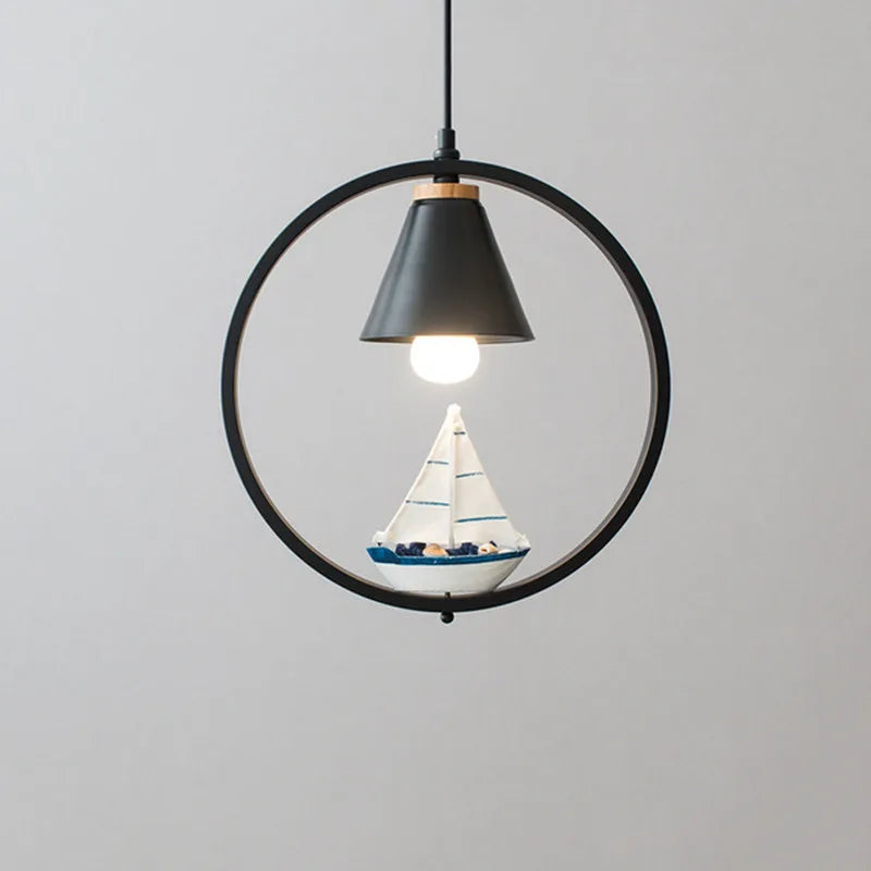 lampe à oiseaux nordique moderne en fer pour décoration intérieure
