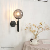 Applique nordique chambre moderne à côté de boule de verre applique murale LED luminaire applique éclairage salle de bain miroir escalier lumière Luminaria